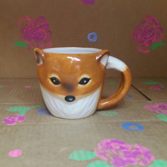 FOXY Fox Animal Shaped Coffee Mug - Picture 2 of 11